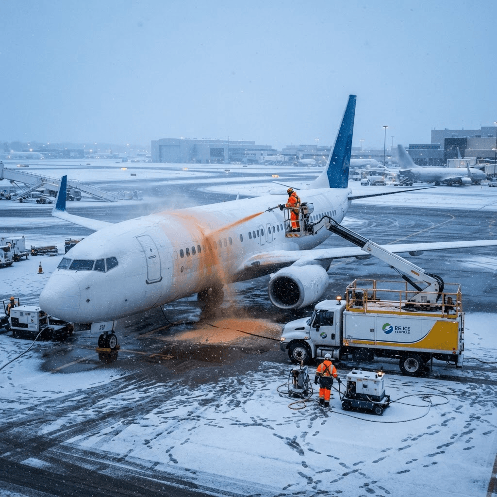 Fliegen im Winter ab Frankfurt: Enteisung, Verspätungen & Tipps für die kalte Jahreszeit