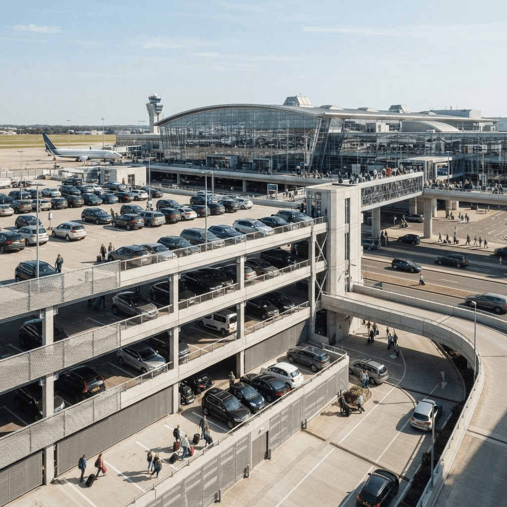 Terminal-Parkhaus oder Parkplatz mit Shuttle? Der ehrliche Vergleich