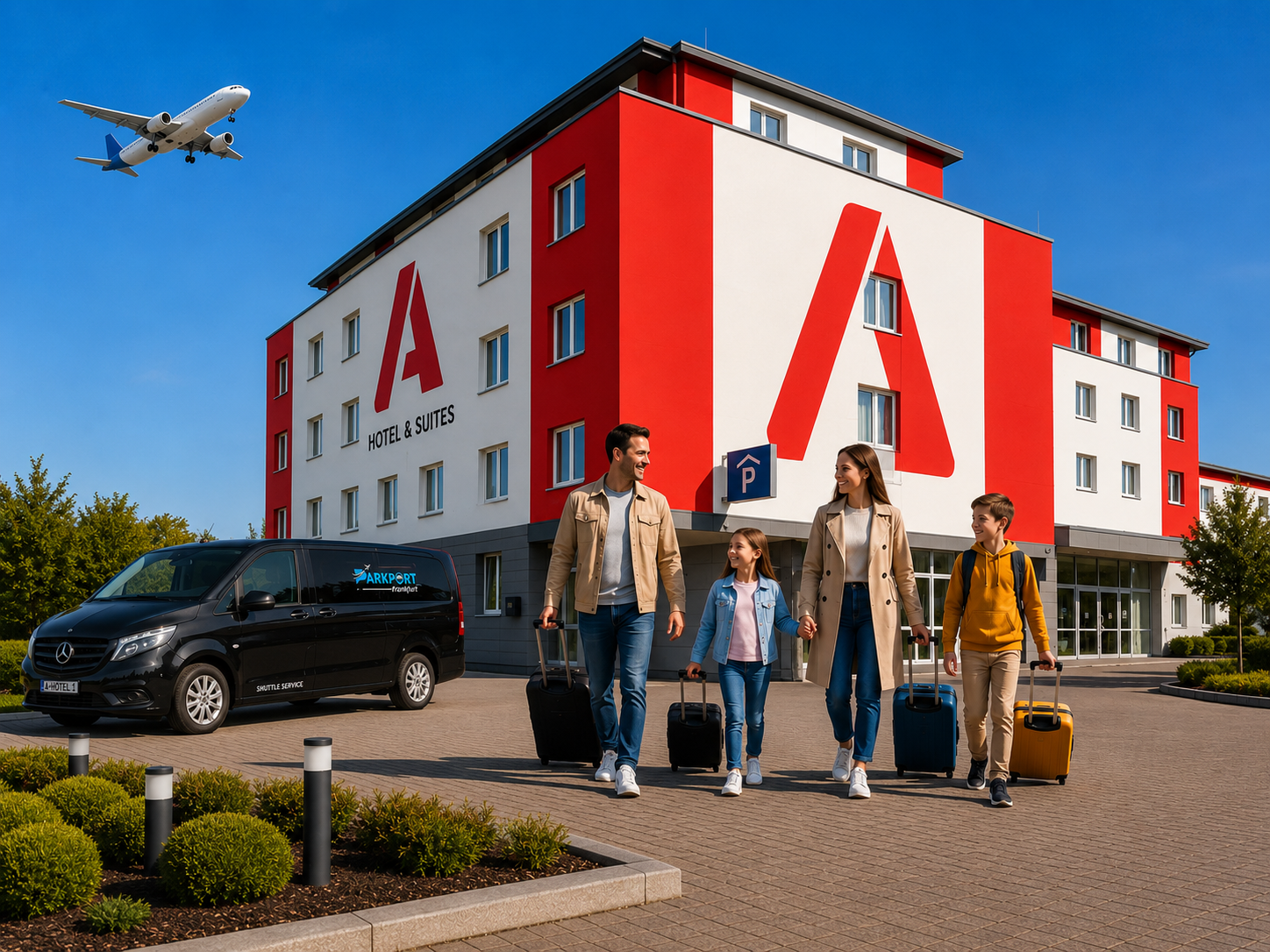 Hotel mit Shuttle-Service und Parkplatz am Flughafen Frankfurt