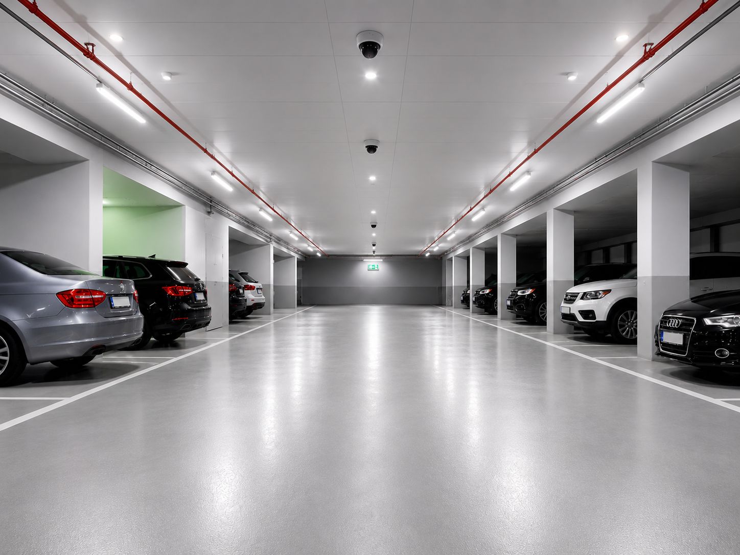 In der Tiefgarage parken